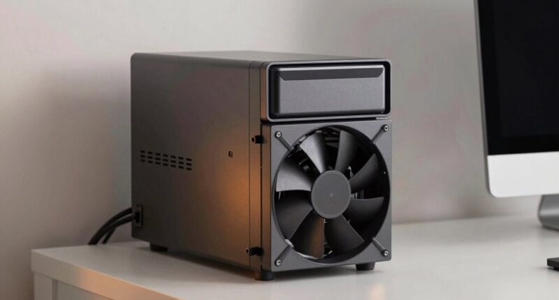 silent small server cooling