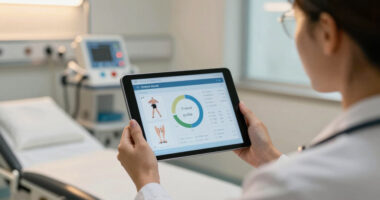 Recovery-percentile tracker for orthopedic surgery patients