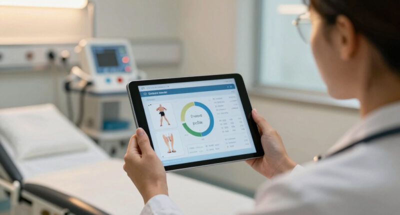 Recovery-percentile tracker for orthopedic surgery patients