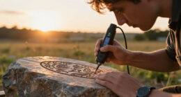 AI And The Art Of SVG Carving: Exploring 'The Runestone Field'